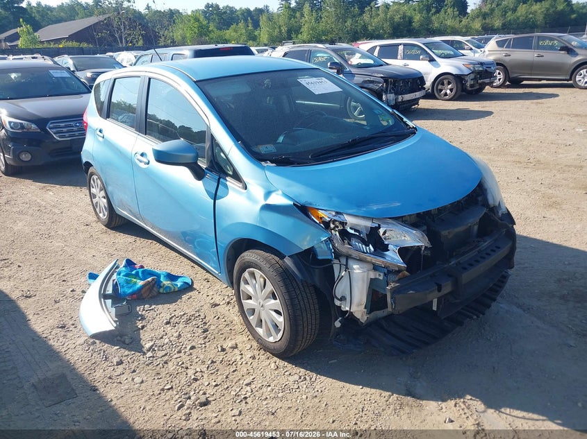 2015 Nissan Versa VIN 3N1CE2CP5FL404557 IAAI salvage auction — FRONT END, Clear (Massachusetts), sold $750 on 2026-07-29 (photo 1)