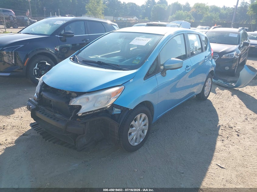 2015 Nissan Versa VIN 3N1CE2CP5FL404557 IAAI salvage auction — FRONT END, Clear (Massachusetts), sold $750 on 2026-07-29 (photo 2)