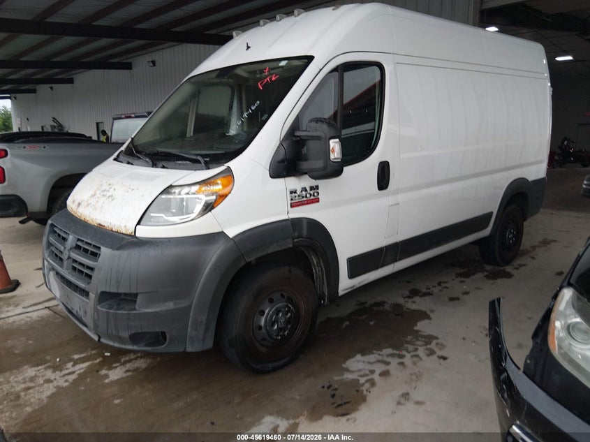2017 Ram Promaster city VIN 3C6TRVCG1HE510439 IAAI salvage auction — NORMAL WEAR, Original (Texas), sold $2,675 on 2026-07-24 (photo 2)
