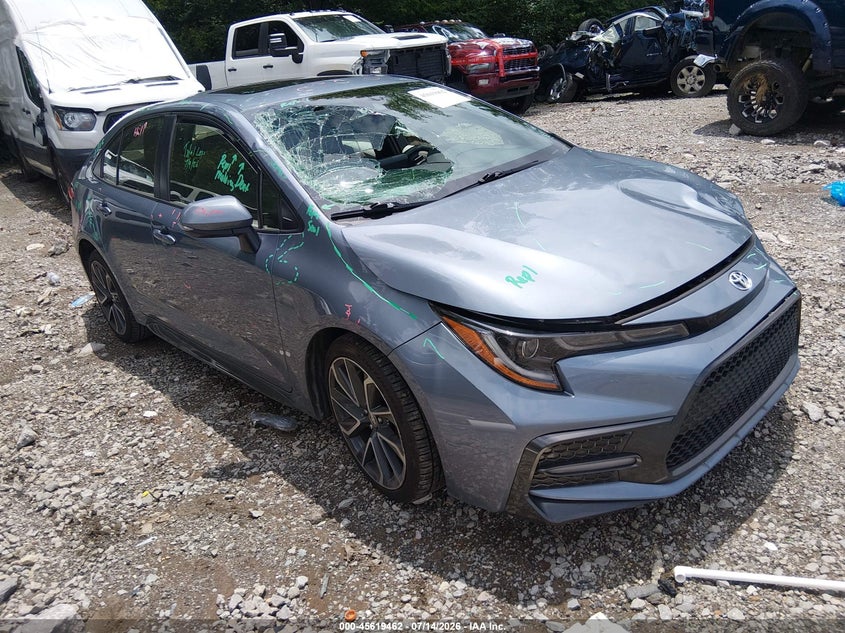 2020 Toyota Corolla VIN JTDP4RCE0LJ011898 IAAI salvage auction — FRONT END, Salvage Title, sold $1,650 on 2026-07-23 (photo 1)