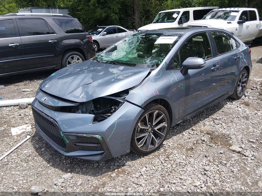 2020 Toyota Corolla VIN JTDP4RCE0LJ011898 IAAI salvage auction — FRONT END, Salvage Title, sold $1,650 on 2026-07-23 (photo 2)