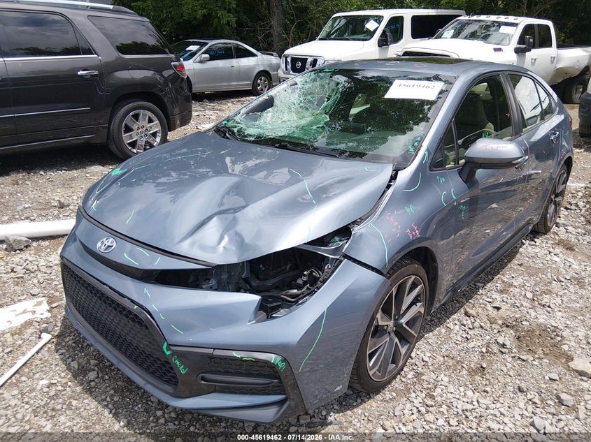 2020 Toyota Corolla VIN JTDP4RCE0LJ011898 IAAI salvage auction — FRONT END, Salvage Title, sold $1,650 on 2026-07-23 (photo 6)
