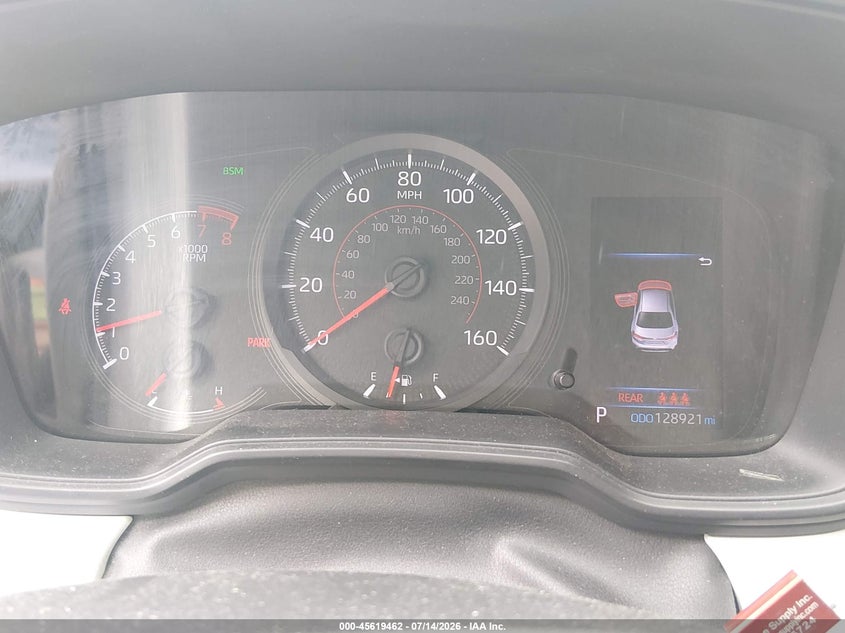 2020 Toyota Corolla VIN JTDP4RCE0LJ011898 IAAI salvage auction — FRONT END, Salvage Title, sold $1,650 on 2026-07-23 (photo 7)