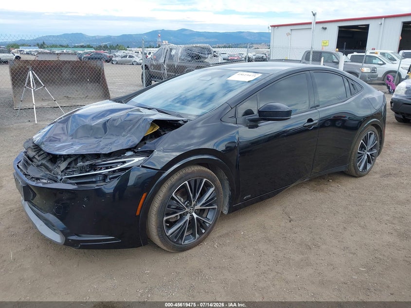2023 Toyota Prius VIN JTDADABU7P3006319 IAAI salvage auction — FRONT END, Bill Of Sale (Washington), sold $11,000 on 2026-08-01 (photo 2)