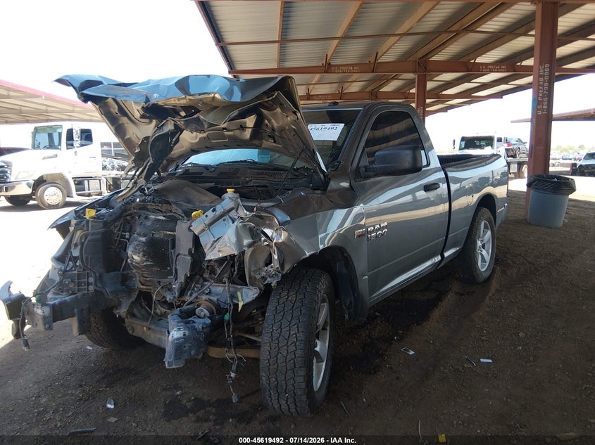 2013 Ram 1500 VIN 3C6JR6AT8DG504696 IAAI salvage auction — FRONT END, Salvage Title, sold $25 on 2026-10-03 (photo 2)