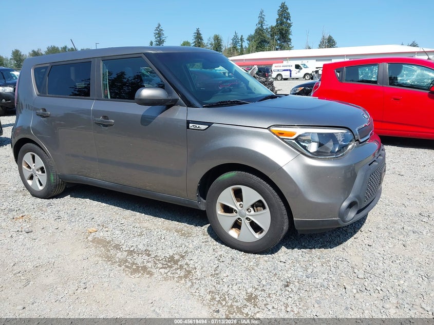 2016 Kia Soul VIN KNDJN2A27G7389576 IAAI salvage auction — LEFT SIDE, Salvage Title, sold $1,050 on 2026-07-30 (photo 1)
