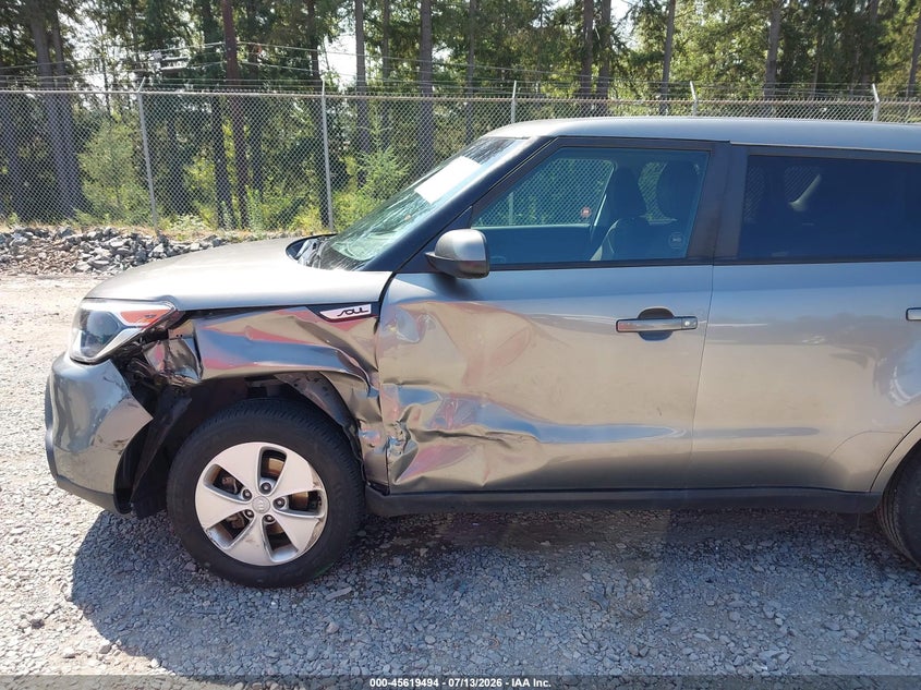 2016 Kia Soul VIN KNDJN2A27G7389576 IAAI salvage auction — LEFT SIDE, Salvage Title, sold $1,050 on 2026-07-30 (photo 6)