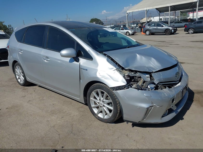 2012 Toyota Prius v VIN JTDZN3EU1C3091790 IAAI salvage auction — RIGHT FRONT, Salvage (California), sold $2,000 on 2026-07-22 (photo 1)