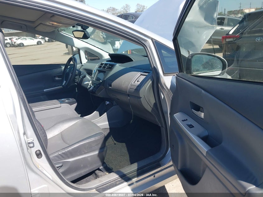 2012 Toyota Prius v VIN JTDZN3EU1C3091790 IAAI salvage auction — RIGHT FRONT, Salvage (California), sold $2,000 on 2026-07-22 (photo 5)