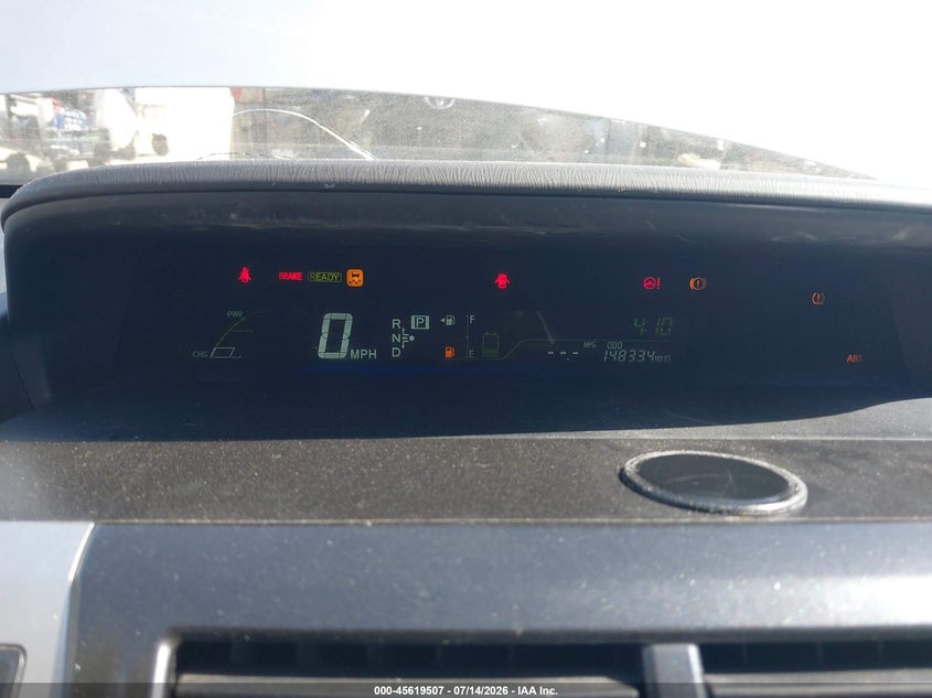 2012 Toyota Prius v VIN JTDZN3EU1C3091790 IAAI salvage auction — RIGHT FRONT, Salvage (California), sold $2,000 on 2026-07-22 (photo 7)