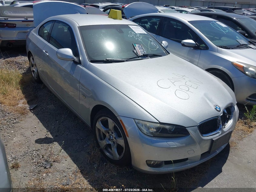 2010 BMW 3 series VIN WBAWV1C55AP123727 IAAI salvage auction — REAR END, Salvage Certificate (California), sold $650 on 2026-07-29 (photo 1)