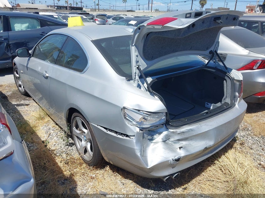 2010 BMW 3 series VIN WBAWV1C55AP123727 IAAI salvage auction — REAR END, Salvage Certificate (California), sold $650 on 2026-07-29 (photo 3)
