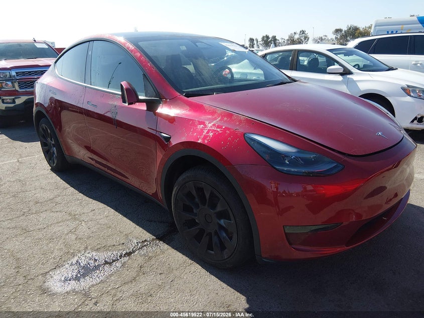 2024 Tesla Model y VIN 7SAYGDED8RF100897 IAAI salvage auction — Burn Interior, Salvage (California), sold $6,900 on 2026-07-30 (photo 1)