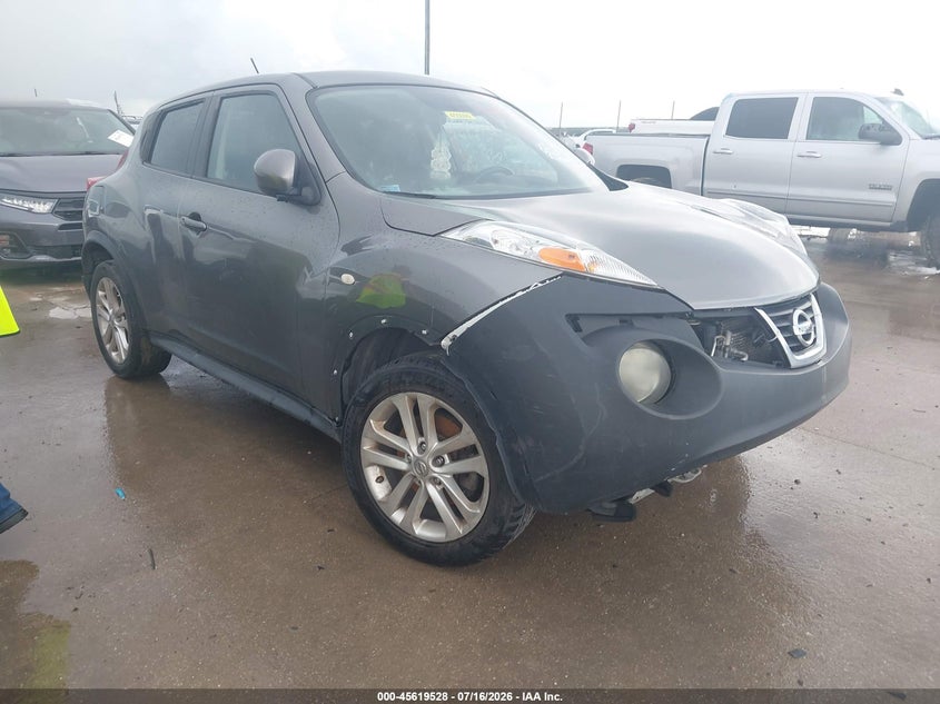 2012 Nissan Juke VIN JN8AF5MR4CT117497 IAAI salvage auction — FRONT END, Original (Texas), sold $375 on 2026-07-28 (photo 1)