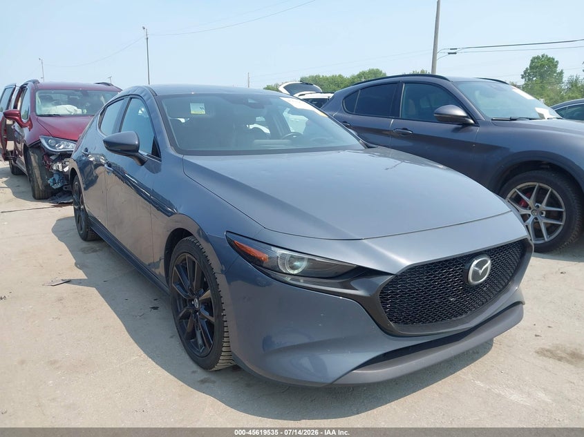 2021 Mazda 3 VIN JM1BPBML0M1402962 IAAI salvage auction — HAIL, Salvage Title, sold $7,200 on 2026-07-28 (photo 1)