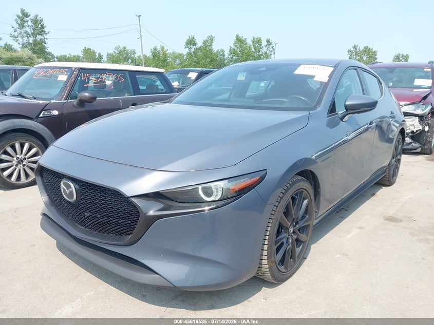 2021 Mazda 3 VIN JM1BPBML0M1402962 IAAI salvage auction — HAIL, Salvage Title, sold $7,200 on 2026-07-28 (photo 2)