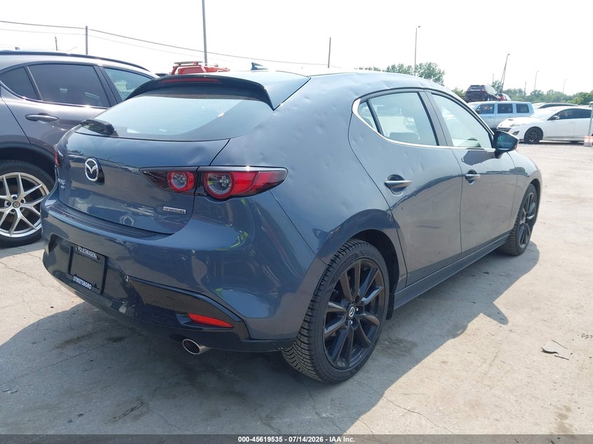 2021 Mazda 3 VIN JM1BPBML0M1402962 IAAI salvage auction — HAIL, Salvage Title, sold $7,200 on 2026-07-28 (photo 4)