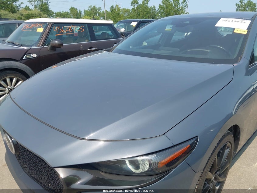 2021 Mazda 3 VIN JM1BPBML0M1402962 IAAI salvage auction — HAIL, Salvage Title, sold $7,200 on 2026-07-28 (photo 6)
