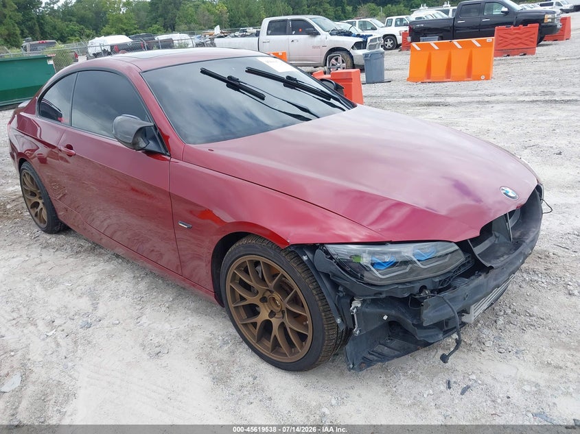 2011 BMW 3 series VIN WBAKG7C50BE263631 IAAI salvage auction — LEFT FRONT, Salvage (North Carolina), sold $1,925 on 2026-08-04 (photo 1)