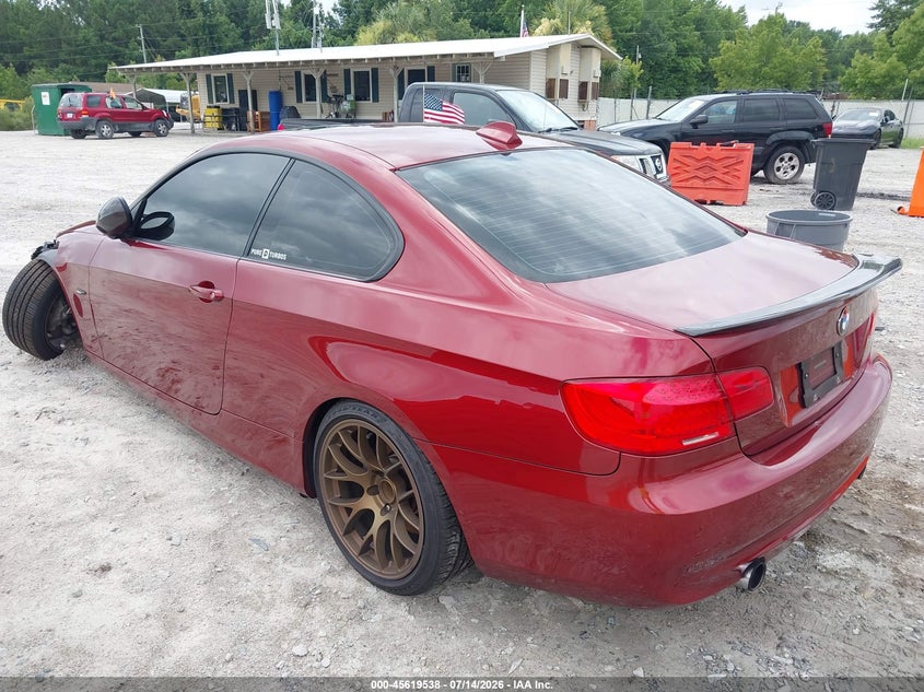 2011 BMW 3 series VIN WBAKG7C50BE263631 IAAI salvage auction — LEFT FRONT, Salvage (North Carolina), sold $1,925 on 2026-08-04 (photo 3)