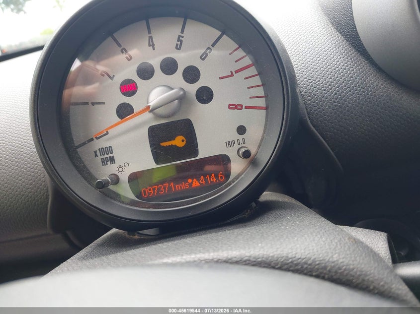 2012 Mini VIN WMWZC3C59CWP20127 IAAI salvage auction — NORMAL WEAR, Clear (Florida), sold $700 on 2026-07-29 (photo 7)