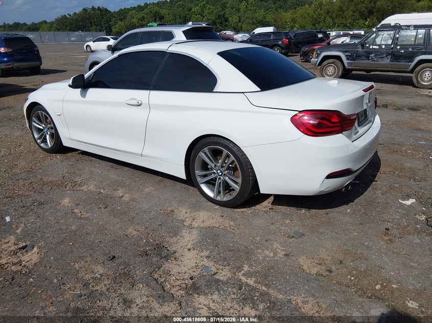 2018 BMW 4er VIN WBA4Z1C5XJEC60138 IAAI salvage auction — RIGHT FRONT, Wait Title, sold $4,750 on 2026-08-19 (photo 3)