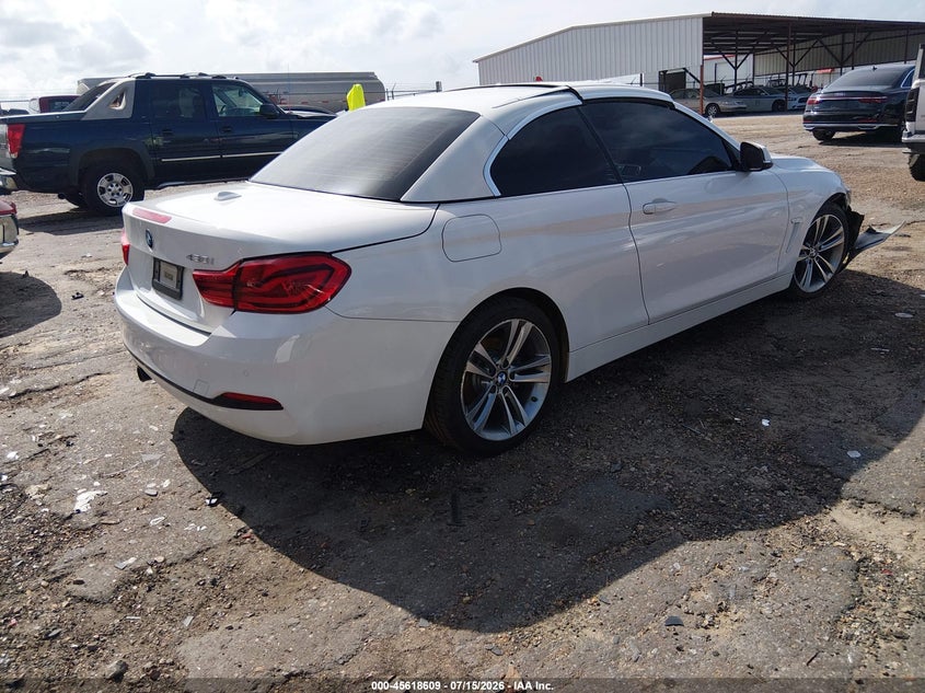 2018 BMW 4er VIN WBA4Z1C5XJEC60138 IAAI salvage auction — RIGHT FRONT, Wait Title, sold $4,750 on 2026-08-19 (photo 4)