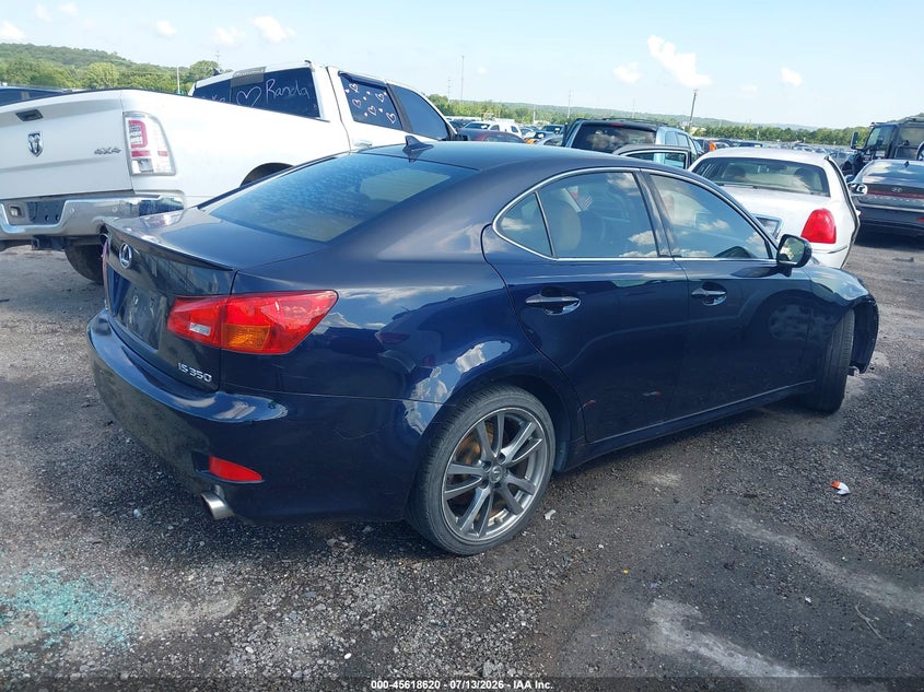 2008 Lexus Is 350 VIN JTHBE262382014696 IAAI salvage auction — NORMAL WEAR, Clear - Public Restricted (Oklahoma), sold $575 on 2026-07-28 (photo 4)