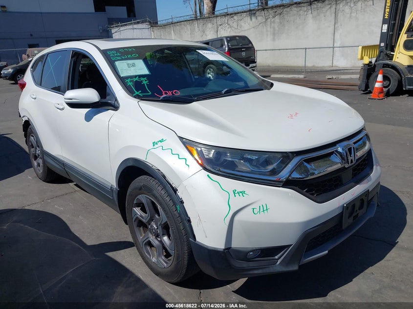 2019 Honda Cr-v VIN 7FARW1H54KE002225 IAAI salvage auction — REAR END, Salvage Certificate (California), sold $7,300 on 2026-07-18 (photo 1)