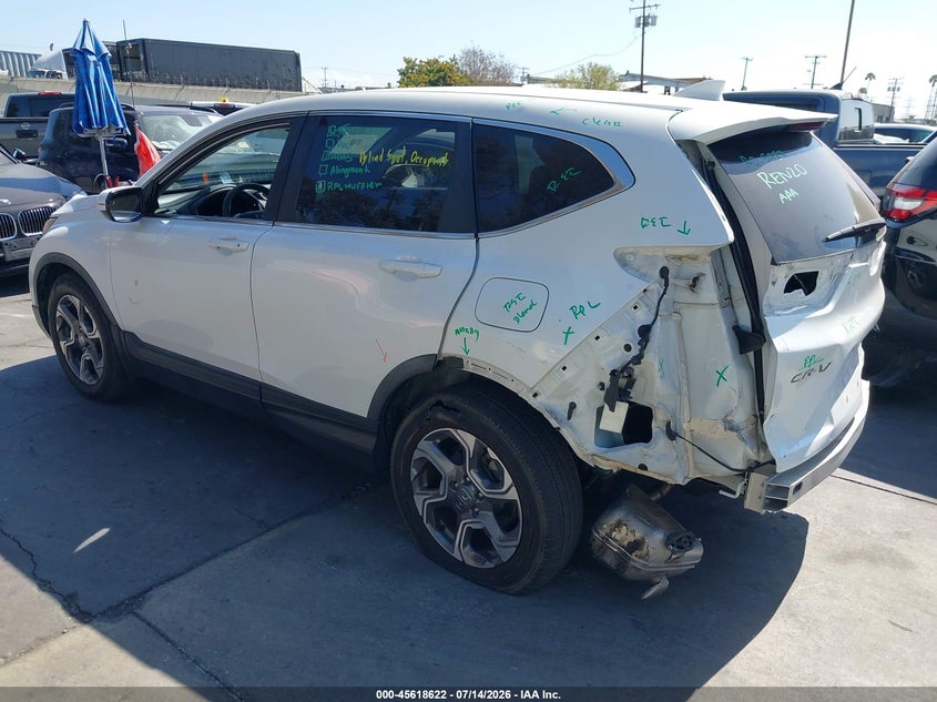 2019 Honda Cr-v VIN 7FARW1H54KE002225 IAAI salvage auction — REAR END, Salvage Certificate (California), sold $7,300 on 2026-07-18 (photo 3)