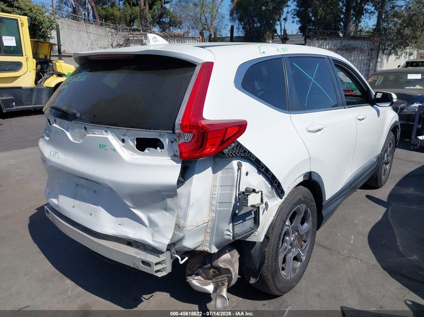 2019 Honda Cr-v VIN 7FARW1H54KE002225 IAAI salvage auction — REAR END, Salvage Certificate (California), sold $7,300 on 2026-07-18 (photo 4)