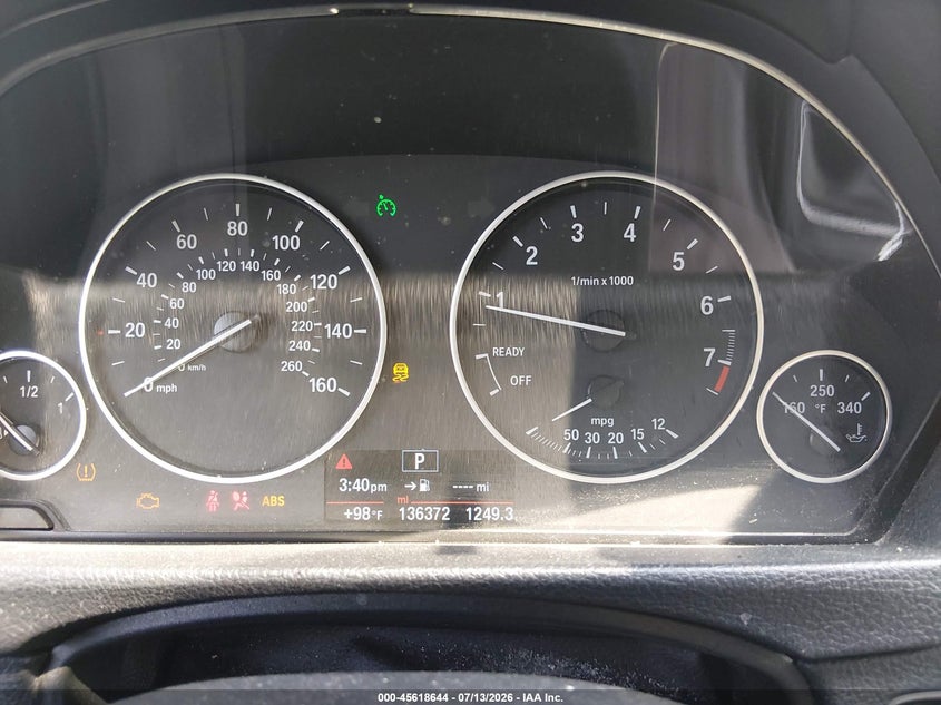 2014 BMW 3er VIN WBA3B3G57ENR81638 IAAI salvage auction — RIGHT SIDE, Salvage (New Jersey), sold $2,200 on 2026-08-17 (photo 7)