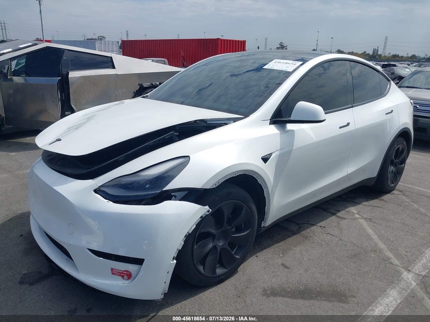 2023 Tesla Model y VIN 7SAYGDEE5PA185278 IAAI salvage auction — NORMAL WEAR, Salvage (California), sold $325 on 2026-07-30 (photo 2)