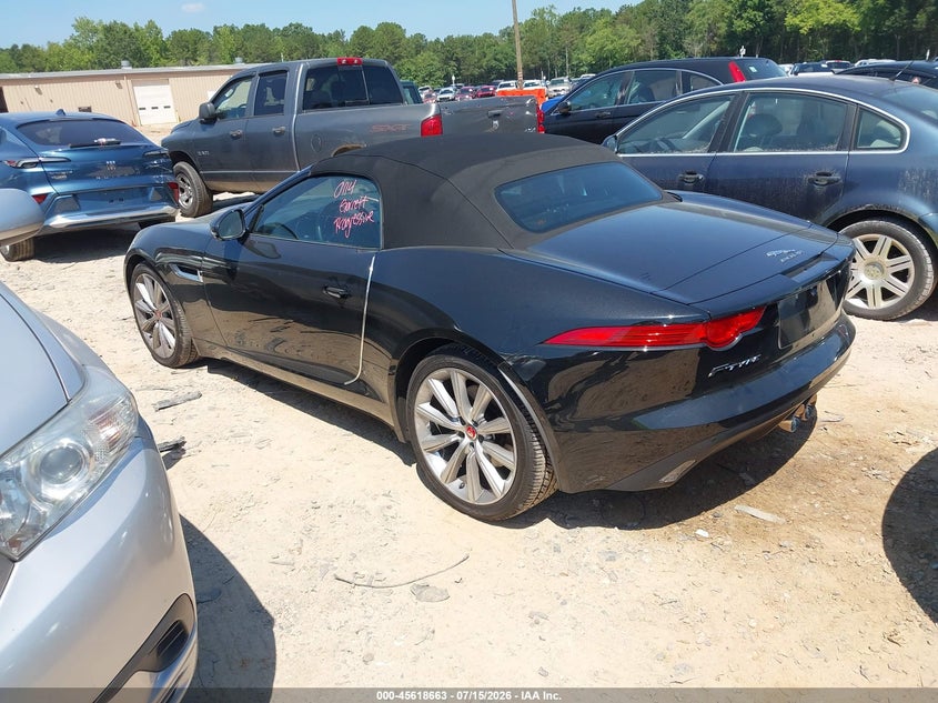 2016 Jaguar F-type VIN SAJWA6ET0G8K29899 IAAI salvage auction — RIGHT SIDE, Salvage (North Carolina), sold $11,800 on 2026-09-14 (photo 3)