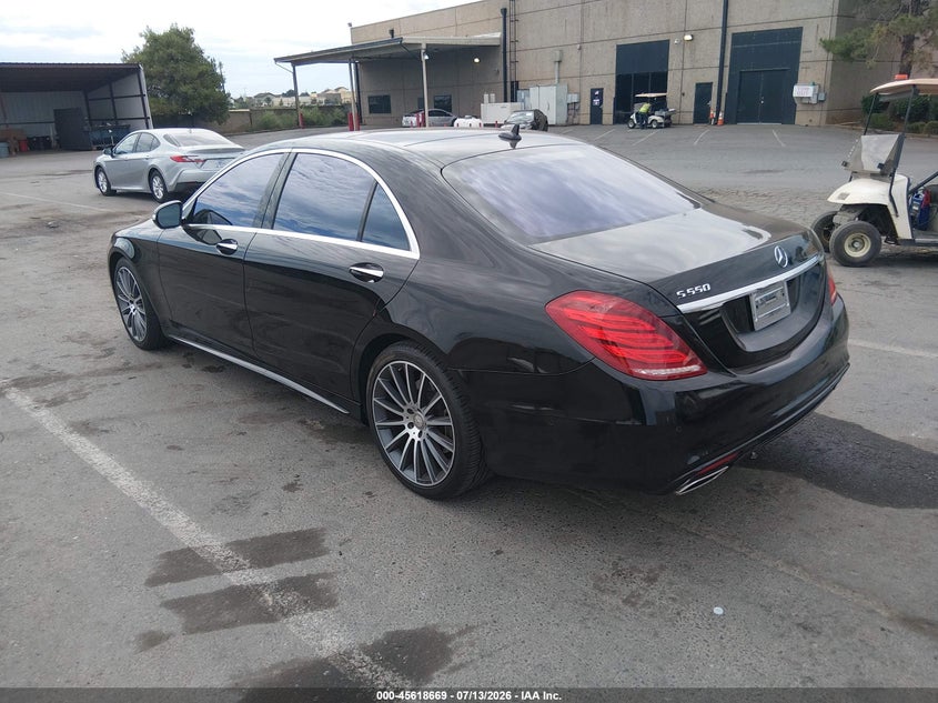 2015 Mercedes-benz S-klasse VIN WDDUG8CB9FA144275 IAAI salvage auction — SIDE, Salvage Title, sold $8,050 on 2026-08-05 (photo 3)