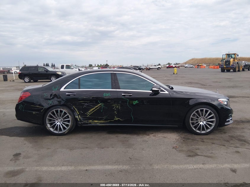 2015 Mercedes-benz S-klasse VIN WDDUG8CB9FA144275 IAAI salvage auction — SIDE, Salvage Title, sold $8,050 on 2026-08-05 (photo 6)