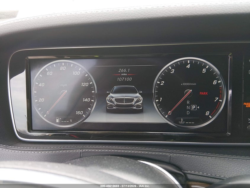 2015 Mercedes-benz S-klasse VIN WDDUG8CB9FA144275 IAAI salvage auction — SIDE, Salvage Title, sold $8,050 on 2026-08-05 (photo 7)