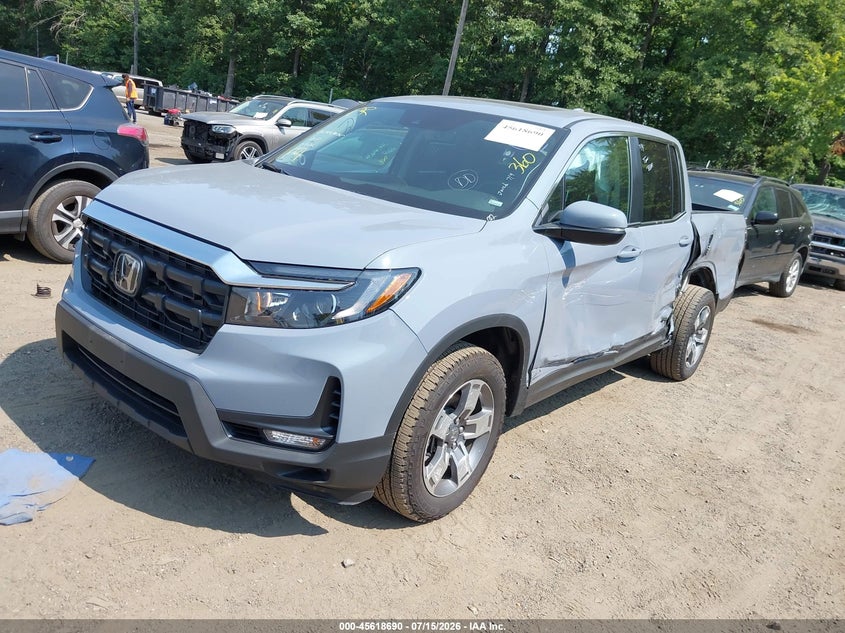 2026 Honda Ridgeline VIN 5FPYK3F57TB027680 IAAI salvage auction — LEFT SIDE, Enterprise Vehicles Clear Only (Illinois), sold $16,300 on 2026-07-29 (photo 2)