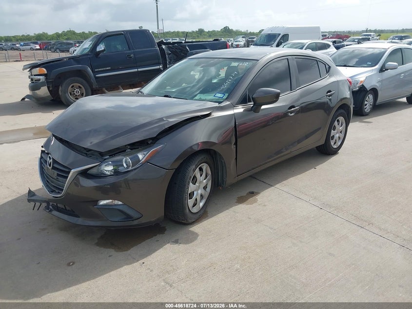 2016 Mazda 3 VIN 3MZBM1J79GM271920 IAAI salvage auction — FRONT END, Original (Texas), sold $925 on 2026-07-24 (photo 2)