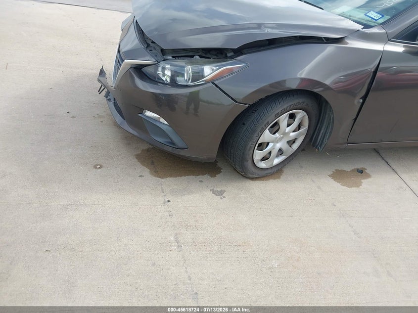 2016 Mazda 3 VIN 3MZBM1J79GM271920 IAAI salvage auction — FRONT END, Original (Texas), sold $925 on 2026-07-24 (photo 6)
