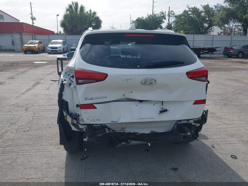 2021 Hyundai Tucson VIN KM8J33A4XMU331015 IAAI salvage auction — REAR END, Certificate Of Destruction (Florida), sold $5,100 on 2026-07-22 (photo 6)