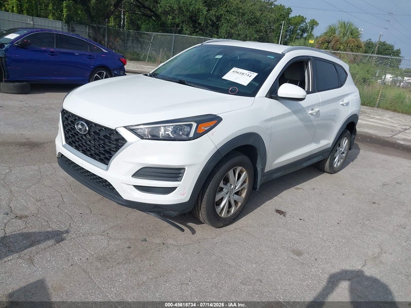 2021 Hyundai Tucson VIN KM8J33A4XMU331015 IAAI salvage auction — REAR END, Certificate Of Destruction (Florida), sold $5,100 on 2026-07-22 (photo 2)