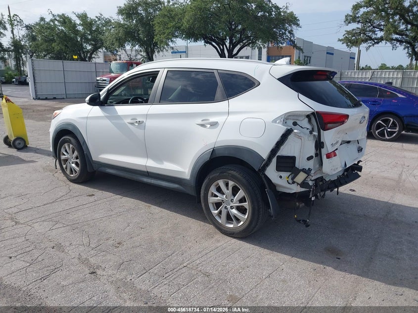 2021 Hyundai Tucson VIN KM8J33A4XMU331015 IAAI salvage auction — REAR END, Certificate Of Destruction (Florida), sold $5,100 on 2026-07-22 (photo 3)