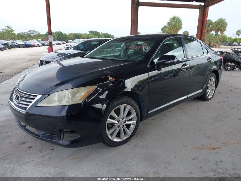 2010 Lexus Es 350 VIN JTHBK1EG5A2393464 IAAI salvage auction — NORMAL WEAR, Clear (Florida), sold $725 on 2026-07-28 (photo 2)