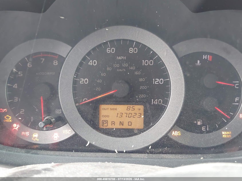 2007 Toyota Rav4 VIN JTMZD35V775071873 IAAI salvage auction — NORMAL WEAR, Clear - Dealer Only (California), sold $550 on 2026-07-21 (photo 7)