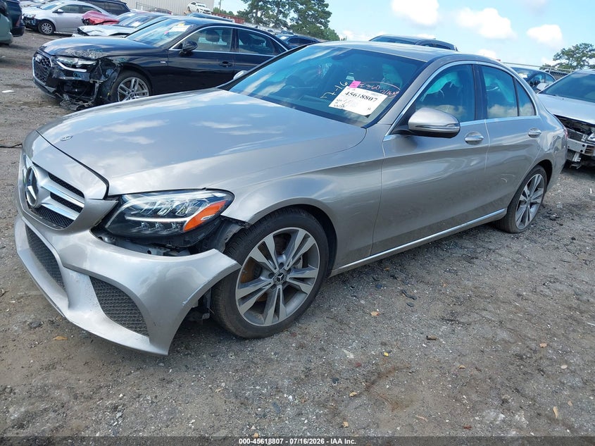 2020 Mercedes-benz C-klasse VIN WDDWF8DB6LR534645 IAAI salvage auction — FRONT END, Salvage (Georgia), sold $7,150 on 2026-08-19 (photo 2)