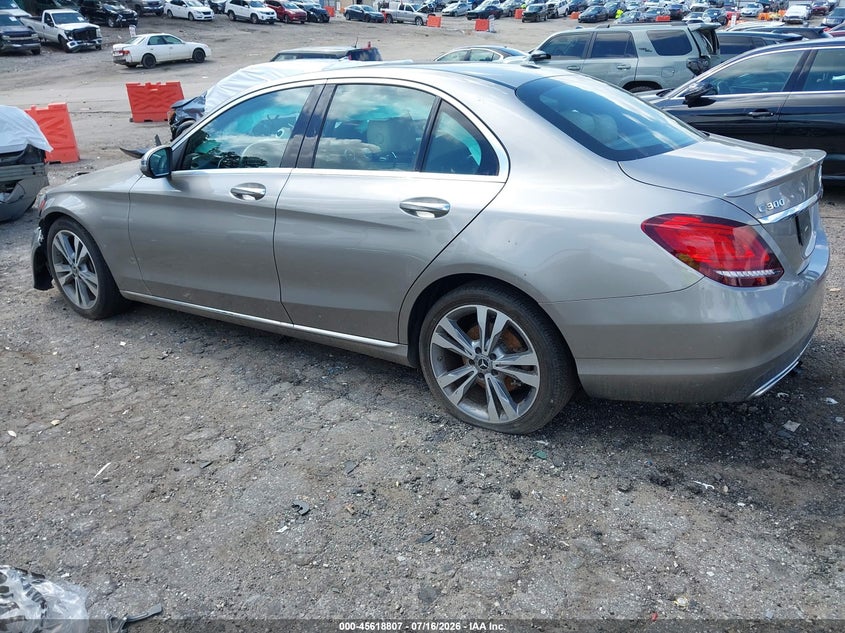 2020 Mercedes-benz C-klasse VIN WDDWF8DB6LR534645 IAAI salvage auction — FRONT END, Salvage (Georgia), sold $7,150 on 2026-08-19 (photo 3)