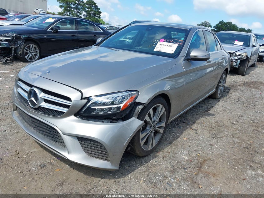 2020 Mercedes-benz C-klasse VIN WDDWF8DB6LR534645 IAAI salvage auction — FRONT END, Salvage (Georgia), sold $7,150 on 2026-08-19 (photo 6)