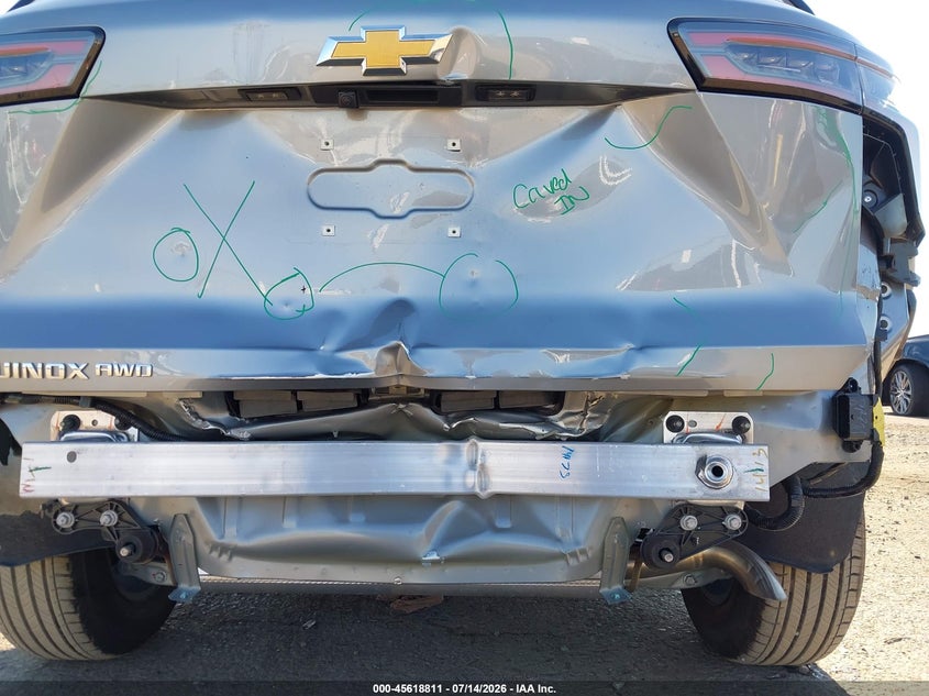2026 Chevrolet Equinox VIN 3GNAXPEG7TL491986 IAAI salvage auction — REAR END, Enterprise Vehicles Clear Only (California), sold $14,250 on 2026-07-29 (photo 6)