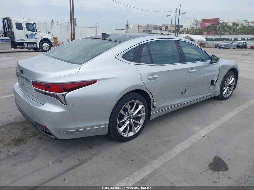 2018 Lexus Ls VIN JTHB5LFFXJ5004132 IAAI salvage auction — RIGHT SIDE, Salvage Title, sold $17,750 on 2026-08-12 (photo 4)